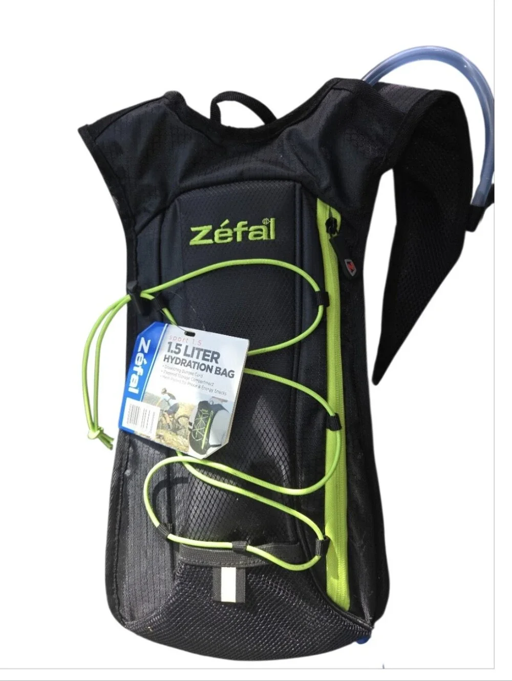 Zefal Sport 1.5 Liter Black Hydration Bag NWT